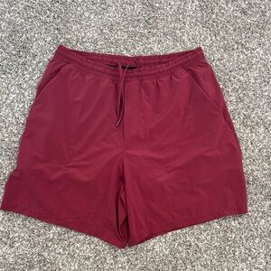 Lululemon Athletica Men's Maroon Athletic Shorts